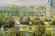 Claude Monet View of Tuileries Gardens, Paris USA oil painting artist
